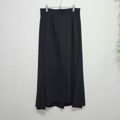 極美品 GUCCI グッチ ウール ロングスカート ブラック - メルカリ