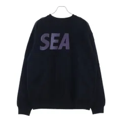 WIND AND SEA (ウィンダンシー) 23AW ロゴプリントクルーネックスウェットトレーナー ブラック WDS-O-SEA-23-Q2-CS-01のサムネイル