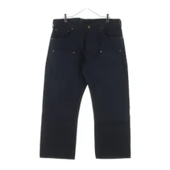 TROPHY CLOTHING (トロフィークロージング) W Knee Standard Dirt Denim ダブルニー スタンダード ダート デニム ワークパンツ ブラックのサムネイル