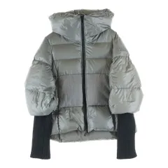 TATRAS (タトラス) 15AW リブニット切替 ダウンジャケット ナイロン ジップアップ グレー LTA15A4413 レディースのサムネイル