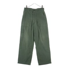 60s U.S.ARMY OG-107 コットンサテン ベイカーパンツ ボタン - メルカリ