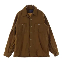PENDLETON (ペンドルトン) 70s VINTAGE ヴィンテージ ウール オープンカラー 長袖シャツ ブラウンのサムネイル