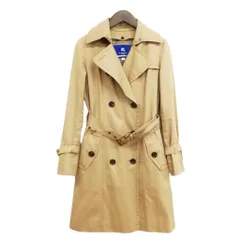 バーバリーブルーレーベル BURBERRY BLUE LABEL トレンチコート チェック ウールライナー付 38 ベージュのサムネイル
