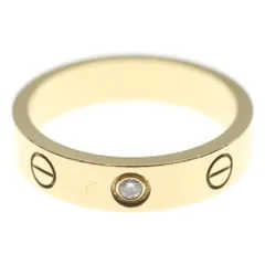 Cartier (カルティエ) ミニラブ リング イエローゴールド ダイヤ 1PD Au750YG #50のサムネイル
