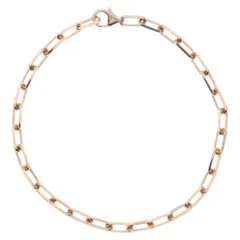 Cartier (カルティエ) サントス ドゥ カルティエ スモール チェーン ブレスレット K18PG ピンクゴールドのサムネイル