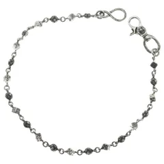 CHROME HEARTS (クロムハーツ) DICE 1CRS BALL-1 1クリップダイスクロスボール シルバーウォレットチェーンのサムネイル