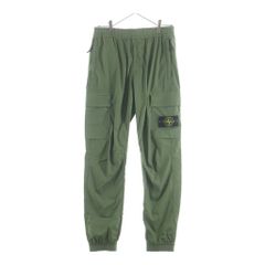 美品 STONE ISLAND カーゴパンツ 34 オリーブ ロゴ - メルカリ