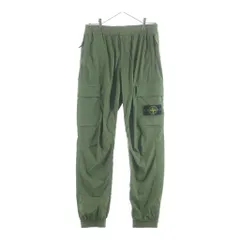 STONE ISLAND (ストーンアイランド) TYPE RE-T Cargo Pants ロゴワッペン付き カーゴパンツ カーキ 761531303のサムネイル