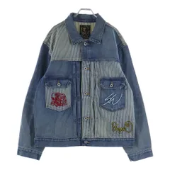 A BATHING APE (アベイシングエイプ) ×Sean Wotherspoon ショーンウェザースプーン 切り替えデニムジャケット インディゴのサムネイル