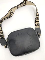 ステラマッカートニー サークルロゴ ショルダー 変形 黒 ミニ 2way