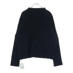 CHROME HEARTS (クロムハーツ) Y NOT Harako Leather Cross Patch Knit ハラコレザークロスパッチ ハイネックニットセーターのサムネイル