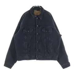 orslow (オアスロー) ORGANIC COTTON FLANNEL CHECK LINING BLACK DENIM JACKET フランネルライナー付き 3rd TYPE デニムジャケット ブラック 01-6105-D61Sのサムネイル