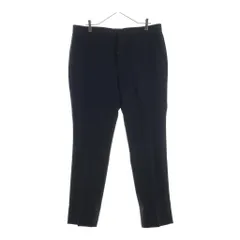 THOM BROWNE (トムブラウン) ウール モヘア センタープレス スラックス トラウザーパンツ ブラックのサムネイル