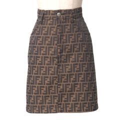 FENDI jeans ズッカ柄 スカート m543 - メルカリ
