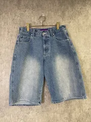 【中古】BLACK EYE PATCH ﾌﾞﾗｯｸｱｲﾊﾟｯﾁ OG DRAGON BAGGY DENIM SHORTS ﾄﾞﾗｺﾞﾝ ﾊﾞｷﾞｰ ﾃﾞﾆﾑ ｼｮｰﾂ ｲﾝﾃﾞｨｺﾞ M 33933893のサムネイル