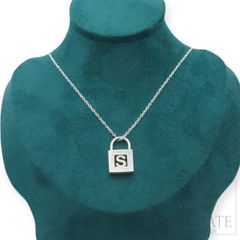 Tiffany&Co. ティファニー イニシャル S ロック カデナ シルバー