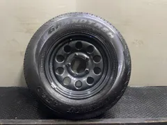 新車外し【DL AT20 195/80R15】夏タイヤ 1本【SUZUKI JB74 ジムニーシエラ 純正ホイール 15インチ 5.5J5HPCD139.7+5】背面 スペア (KTM768)のサムネイル