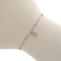 DisMoi ディモア K18WG ネックレス マテラノブラック ゼウス光石 角柱