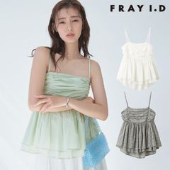 新品 FRAY I.D カップ付き 2WAY オフショルダーブラウス F 袖脱着 