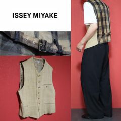 88年AW issey miyake 変形ベスト 筆タグ 80s - メルカリ