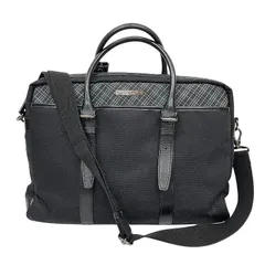 BURBERRY BLACK LABEL バーバリーブラックレーベル ブリーフケース ビジネスバッグ ブラック 黒 メンズ aq13107のサムネイル