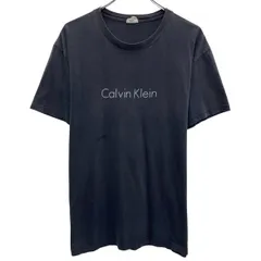 ~00s Calvin Klein 半袖 ロゴTシャツ L ブラック カルバンクライン プルオーバー ~00年代 ワンポイント プレーン カットソー a807-5472のサムネイル