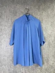 【中古】MM6 ｴﾑｴﾑｼｯｸｽ ｷﾞｬｻﾞｰ ﾊｲﾈｯｸ ﾌﾞﾗｳｽ Martin Margiela ﾒｿﾞﾝﾏﾙｼﾞｪﾗ ｲﾀﾘｱ製 ﾌﾞﾙｰ 38 33945409のサムネイル