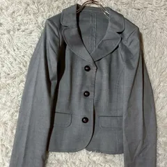 《良品》Courreges ジャケット グレー 7 オフィス フォーマル 大人のサムネイル