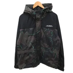 アヴィレックス AVIREX フューチャーカモ マウンテンパーカー ジャケット ブルゾン 総柄 L 黒 ブラック マルチカラー 6112121 IBO87のサムネイル