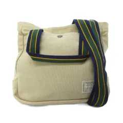 ポロ ラルフローレン POLO RALPH LAUREN 2way ショルダー ハンドバッグ キャンバス ボタン開閉 ベージュ /HW ■WYのサムネイル