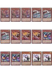 【中古】 遊戯王OCG デュエルモンスターズ デッキパーツ１５枚：ふわんだりぃず BODE BODE-JP013 15枚セット