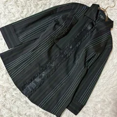 SONIA RYKIEL ストライプシャツ ブラック 32 オフィス キレイめのサムネイル
