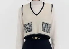 (アイボリー) EENK インク ベストのサムネイル