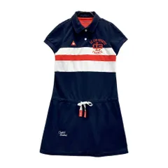 サイズ：M LE COQ GOLF ルコックゴルフ  半袖ワンピース  ネイビー系 [240101727298] ゴルフウェア レディース ストストのサムネイル