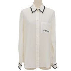 ✨新品未着用✨ BURBERRY 最高級 シルク製 メタルカフス付 シャツ 40