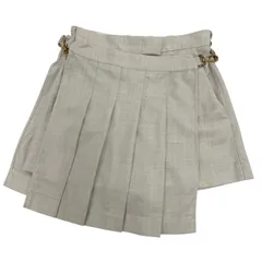 極美品☆FENDI フェンディ 2023年製 FR6533 ウール100％ ハイウエスト スリムフィット ショートパンツ グレー 36 イタリア製 正規品のサムネイル