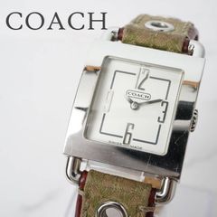 新品未使用品 COACH コーチ バングル型クォーツ腕時計 電池交換済