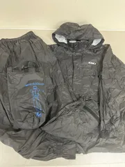 送料無料！！IGNIO　イグニオ　メンズ レインウェア　ゴルフ用雨具　袋付き上下セット　ブラック　size Ｍ　　#80709MOATMのサムネイル