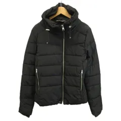 ベルシュカ Bershka 中綿ジャケット S 黒 ブラック 無地 長袖 フード付き /SH ■GY75のサムネイル