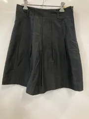 PD95⚫︎NARACAMICIE⚫︎ナラカミーチェ⚫︎スカート⚫︎ひざ丈⚫︎フレア⚫︎タック⚫︎ボックスプリーツ⚫︎ベルトループ⚫︎レディース⚫︎size2⚫︎黒のサムネイル