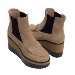 ジルサンダーネイビーJIL SANDER NAVY プラットフォームスウェードブーツ ベージュ36(23位）のサムネイル