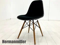 HERMAN MILLER / ハーマンミラー■イームズ サイドシェルチェア■DSW アプホルスター■ダウェルベース■ブラック×ウォルナットのサムネイル
