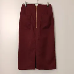 アンデミュウ Andemiu カルゼタイトスカート 【M】ワインレッド／赤系のサムネイル