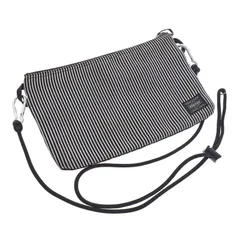 【中古】HEAD PORTER ヘッドポーター ポーチ ボーダー レディース メンズ ケース ブラック ブランドのサムネイル