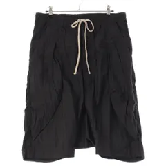 リックオウエンス 11SS 3D BIG SIDE POCKETS ナイロン シルク サルエル ショートパンツ ボトムス ブラック S【中古】のサムネイル