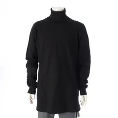 リックオウエンス 23AW SURF T コットン オーバーサイズ モックネック 長袖 トップス トップス カットソー RU02C7286 ブラック XL【中古】のサムネイル