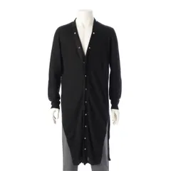 リックオウエンス 21AW SASCHA カシミヤ スナップボタン ロング カーディガン トップス コート RU02A5633 ブラック S【中古】のサムネイル