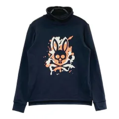 サイズ：2 PSYCHO BUNNY サイコバニー  ハイネック 長袖Tシャツ 裏起毛  ブラック系 [240101729074] ゴルフウェア レディース ストストのサムネイル