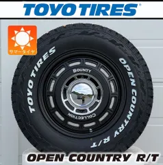ハイエース200系 レジアスエース|車検対応 タイヤホイールセット 16インチ トーヨー オープンカントリー TOYO OPENCOUTRY RT 215/65R16 LT ホワイトレター 新品4本セット Bounty Collection NewTonのサムネイル