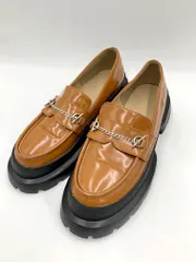 nano universe ナノユニバース 厚底 ローファー シューズ size38/茶 ■■レディースのサムネイル